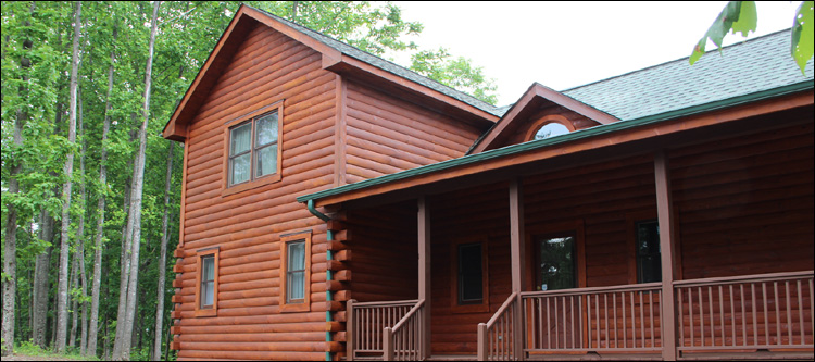 Log Home Staining in Henderson,  North Carolina