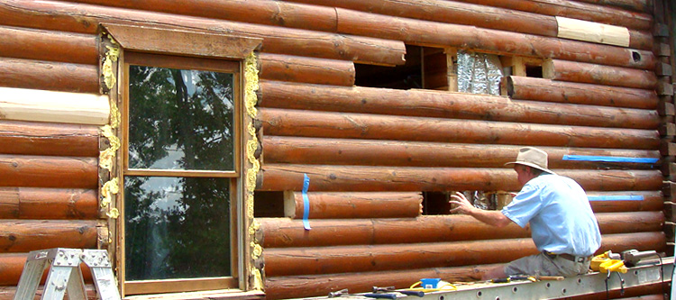 Log Home Repair Townsville,  North Carolina