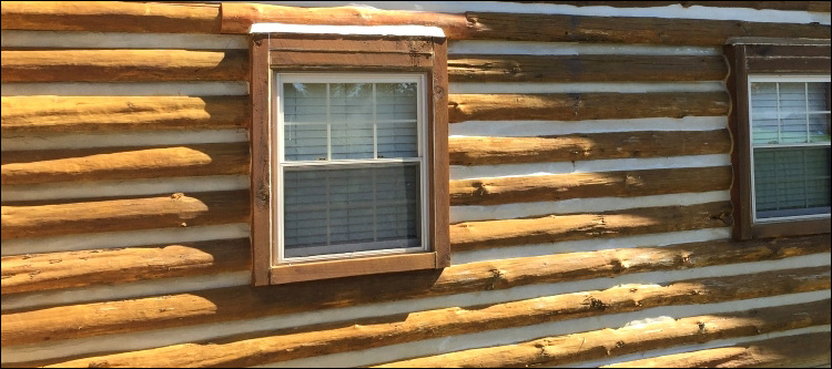 Log Home Whole Log Replacement  Townsville,  North Carolina